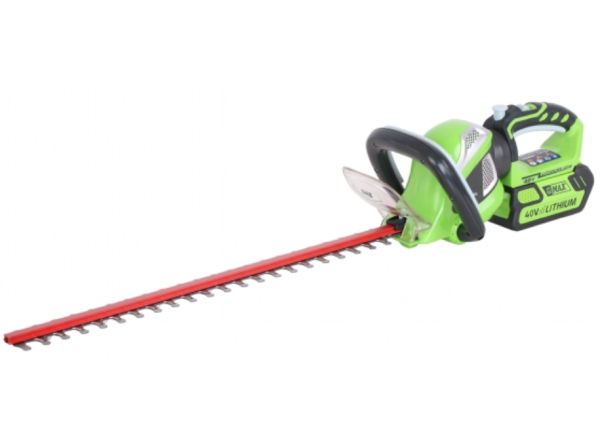 Greenworks G40HT61K2 40v Hedge Trimmer With 2ah Battery And Charger